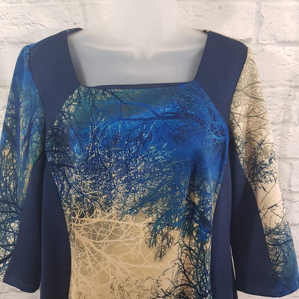 Rabbit Rabbit Rabbit Design Forest Sheath Dress - image 3